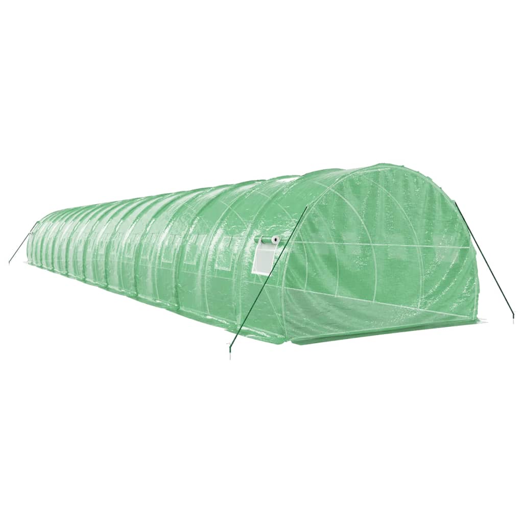 Serra con Telaio in Acciaio Verde 54 m² 18x3x2 m
