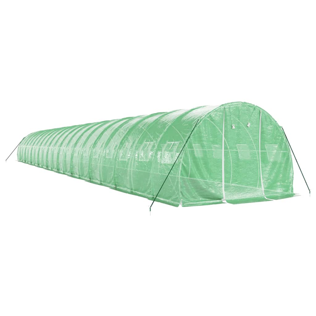Serra con Telaio in Acciaio Verde 60 m² 20x3x2 m
