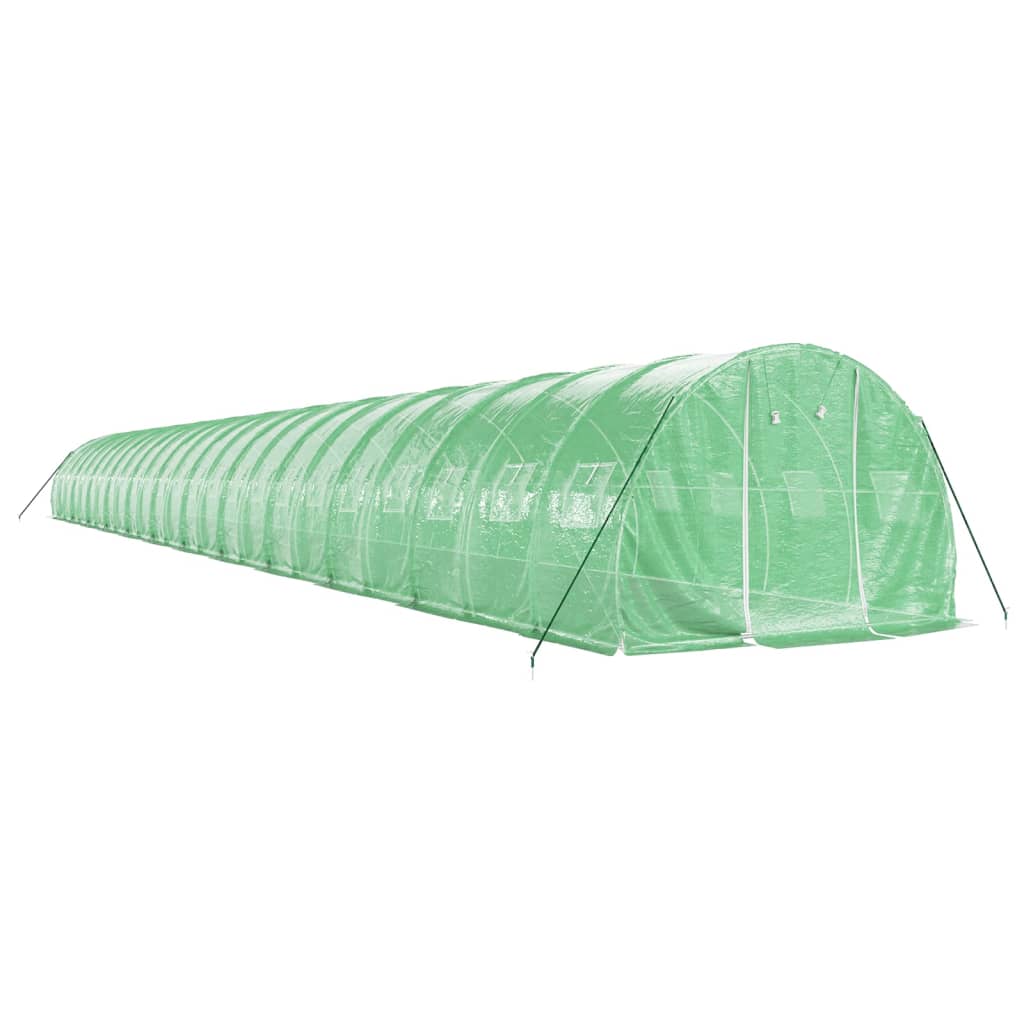 Serra con Telaio in Acciaio Verde 72 m² 24x3x2 m