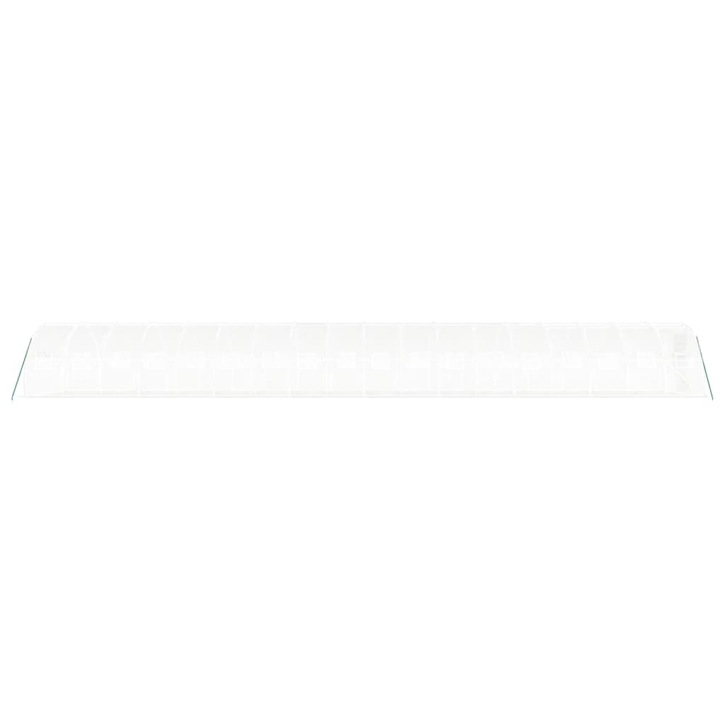 Serra con Telaio in Acciaio Bianco 54 m² 18x3x2 m