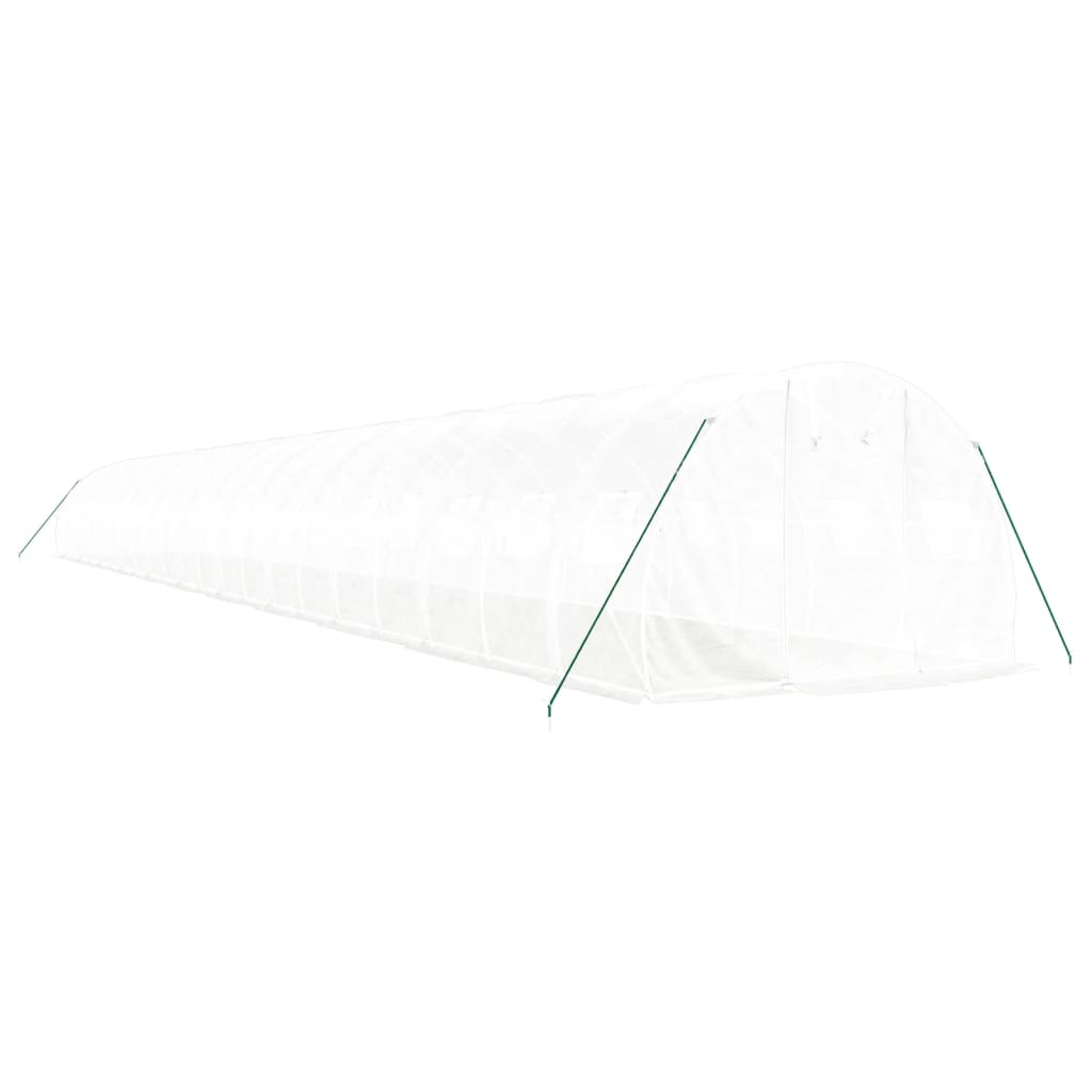 Serra con Telaio in Acciaio Bianco 66 m² 22x3x2 m