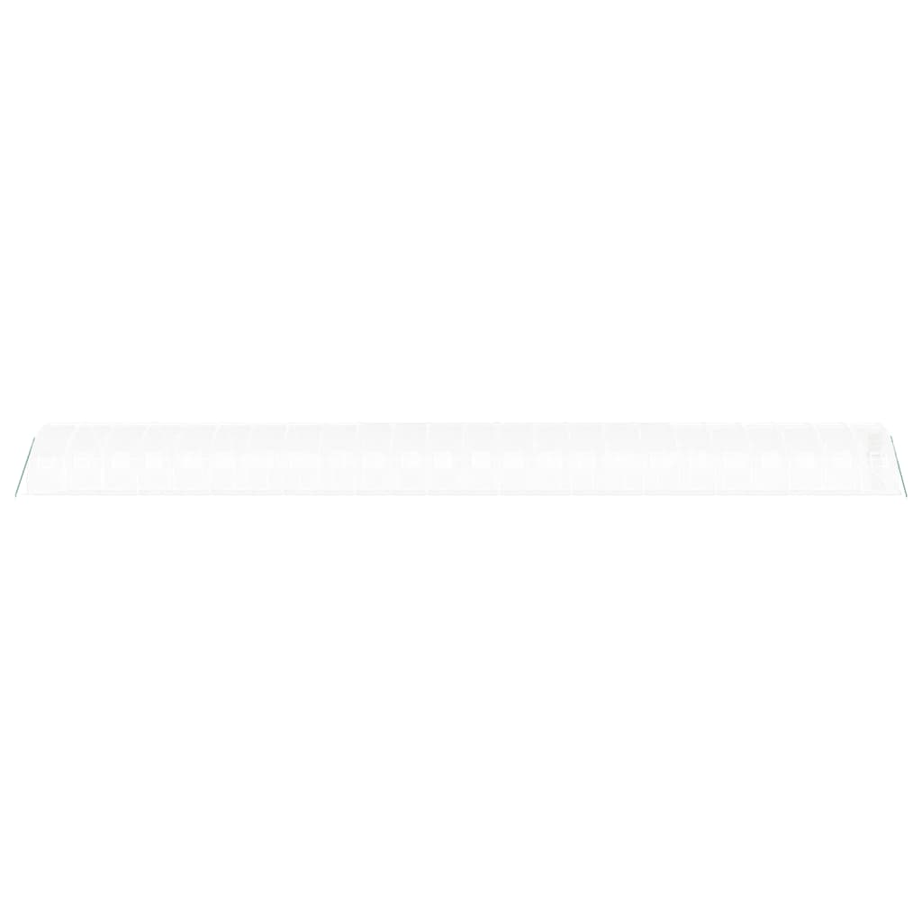 Serra con Telaio in Acciaio Bianco 72 m² 24x3x2 m