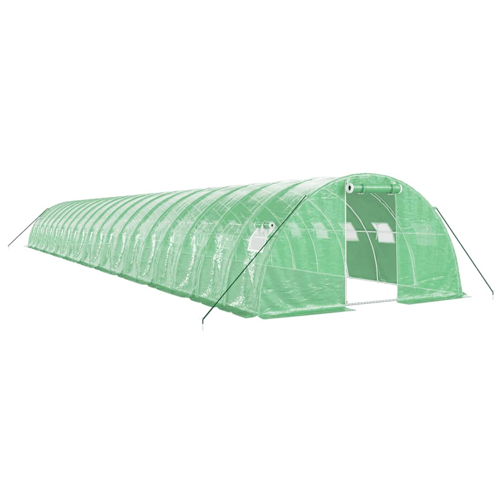Serra con Telaio in Acciaio Verde 80 m² 20x4x2 m