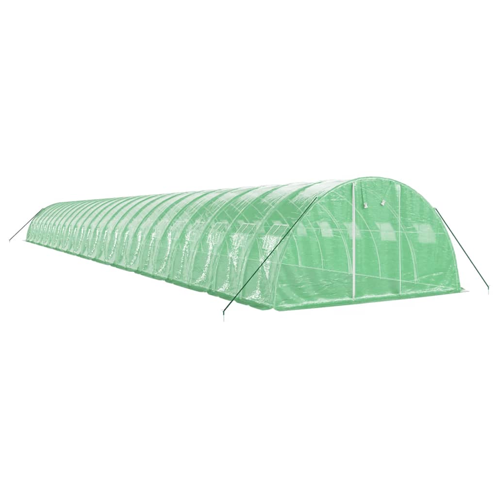 Serra con Telaio in Acciaio Verde 96 m² 24x4x2 m