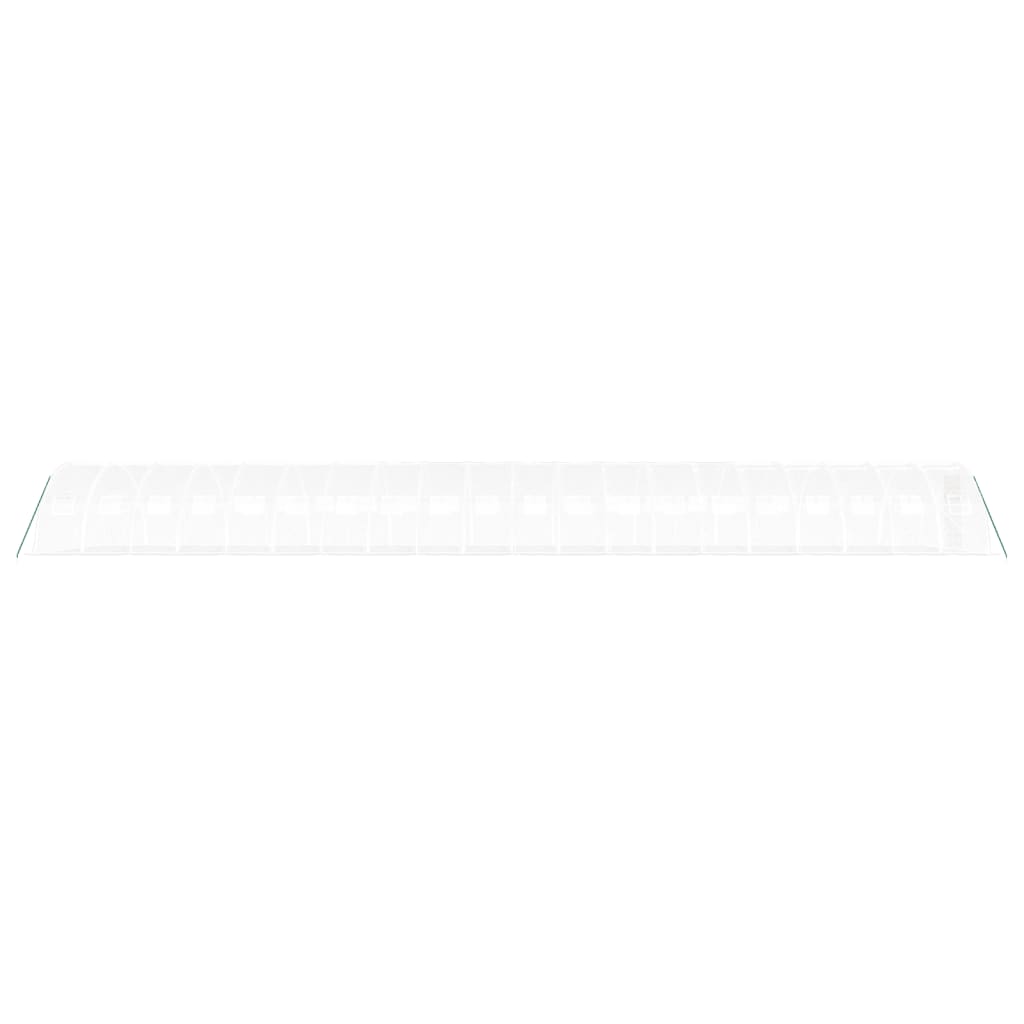 Serra con Telaio in Acciaio Bianco 80 m² 20x4x2 m