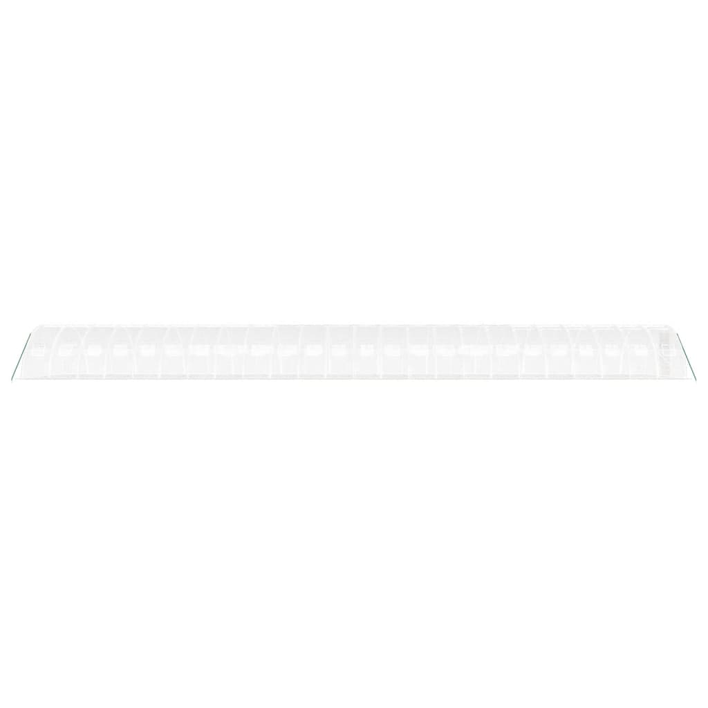 Serra con Telaio in Acciaio Bianco 96 m² 24x4x2 m