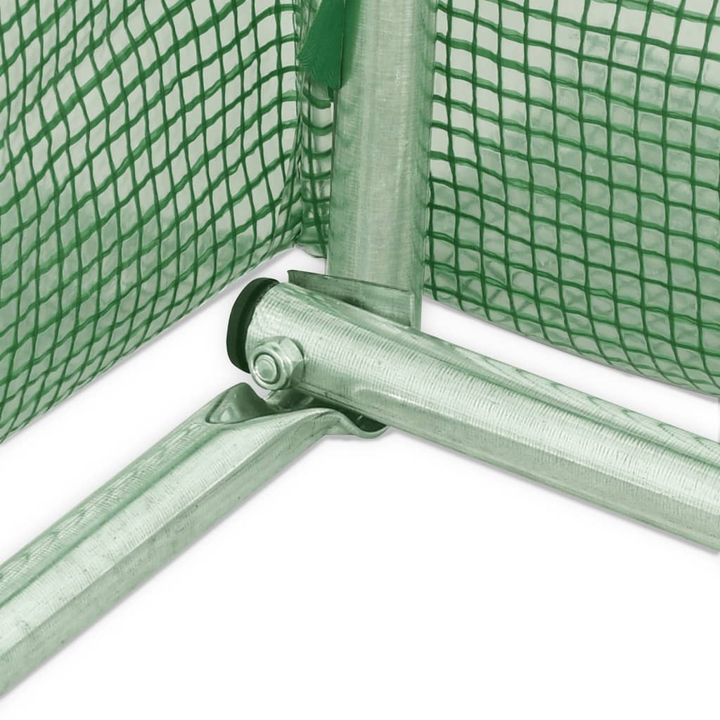 Serra con Telaio in Acciaio Verde 90 m² 18x5x2,3 m