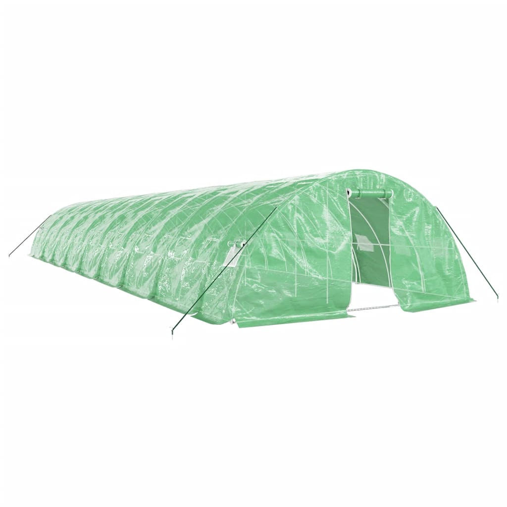 Serra con Telaio in Acciaio Verde 90 m² 18x5x2,3 m