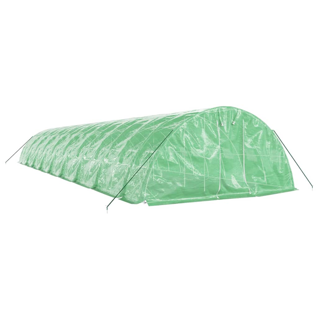 Serra con Telaio in Acciaio Verde 90 m² 18x5x2,3 m