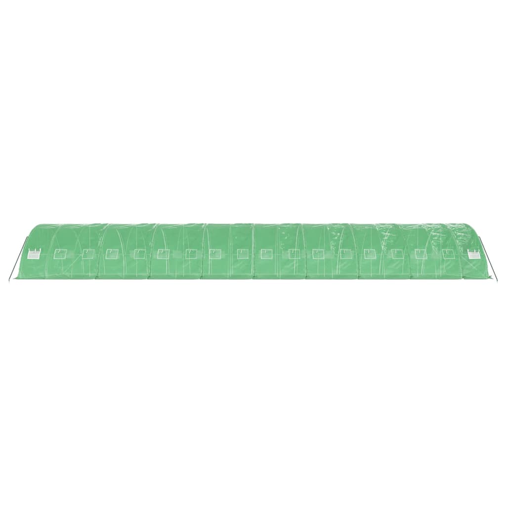 Serra con Telaio in Acciaio Verde 90 m² 18x5x2,3 m