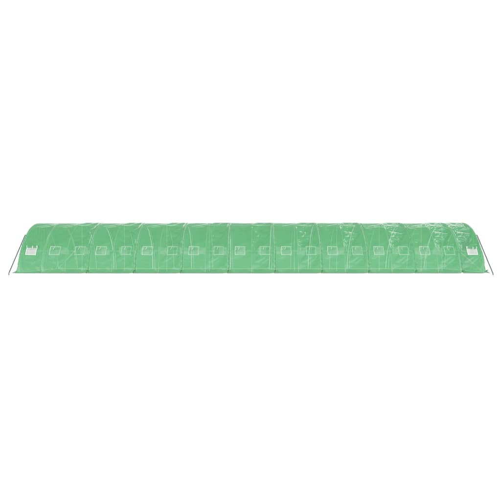 Serra con Telaio in Acciaio Verde 100 m² 20x5x2,3 m