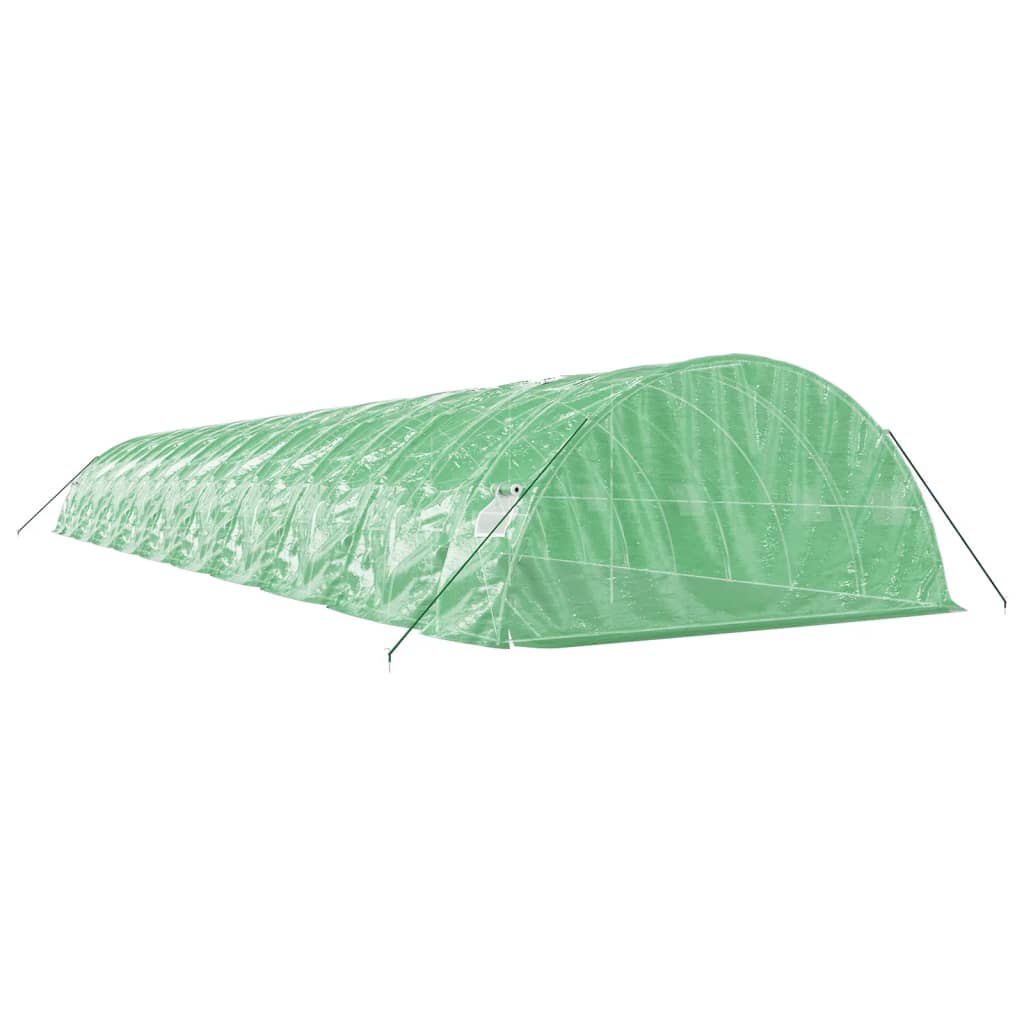 Serra con Telaio in Acciaio Verde 100 m² 20x5x2,3 m