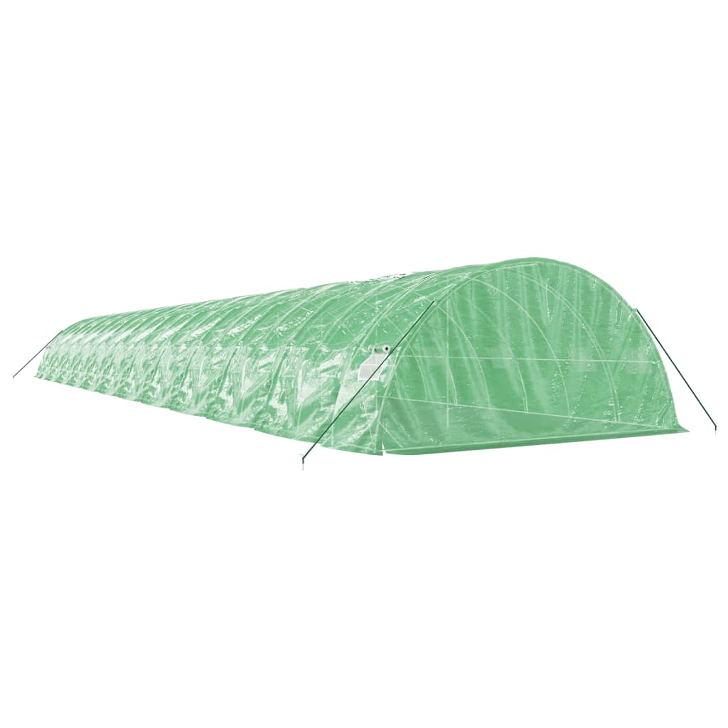 Serra con Telaio in Acciaio Verde 120 m² 24x5x2,3 m