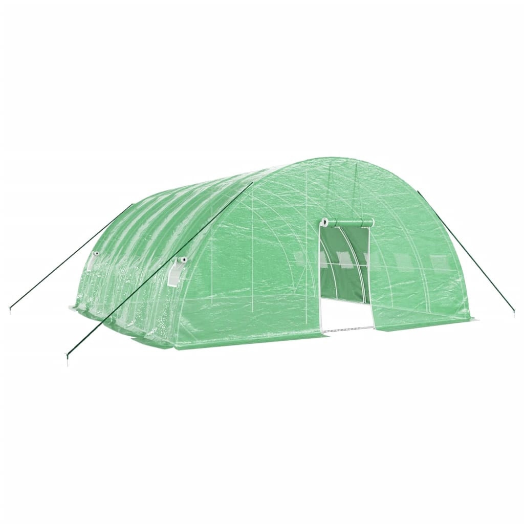 Serra con Telaio in Acciaio Verde 36 m² 6x6x2,85 m