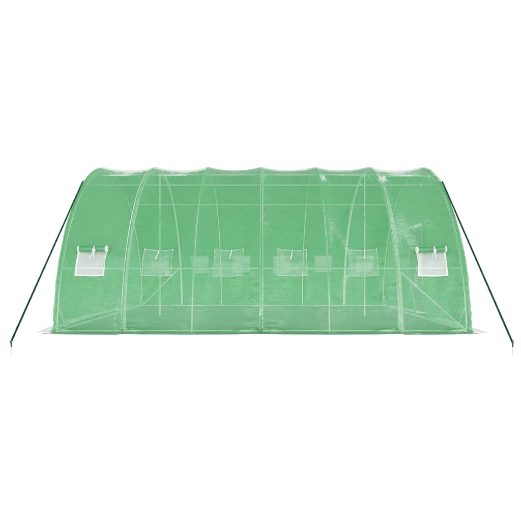 Serra con Telaio in Acciaio Verde 36 m² 6x6x2,85 m