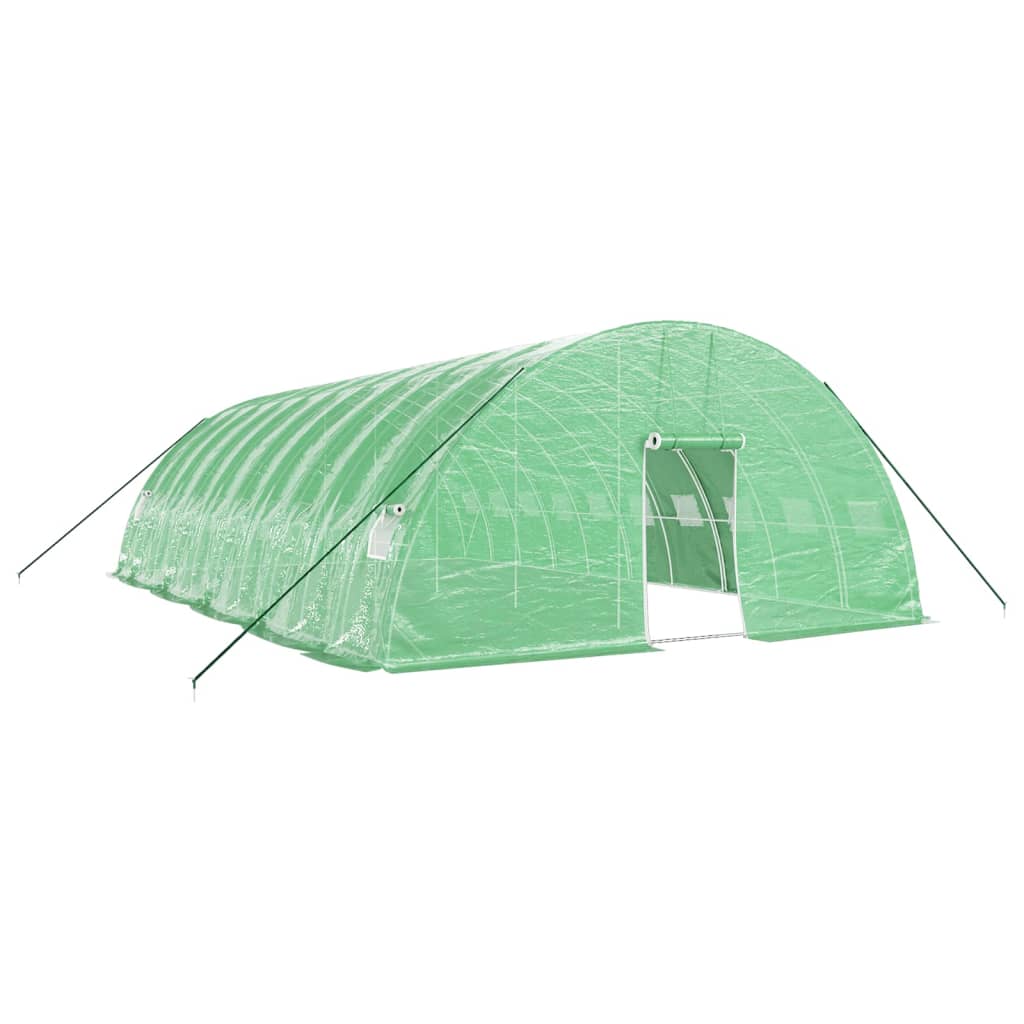 Serra con Telaio in Acciaio Verde 60 m² 10x6x2,85 m