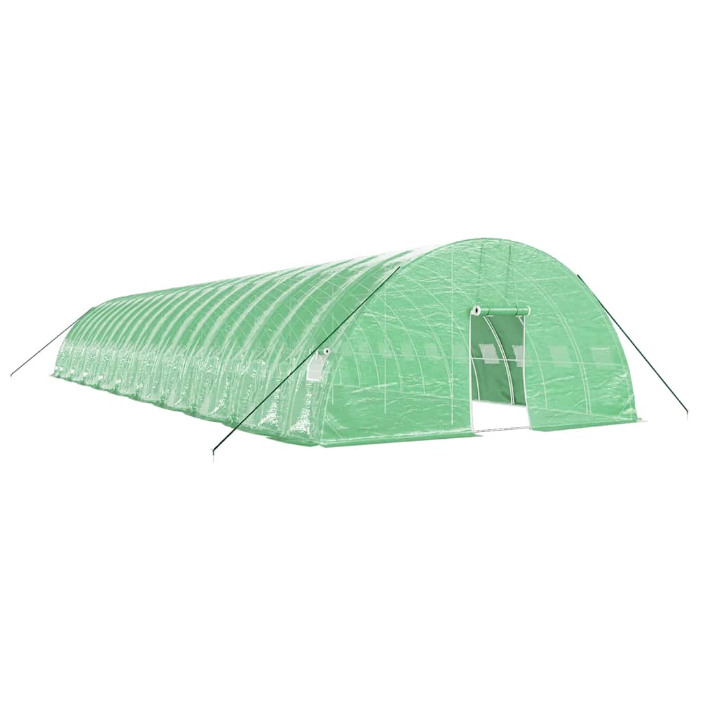 Serra con Telaio in Acciaio Verde 120 m² 20x6x2,85 m