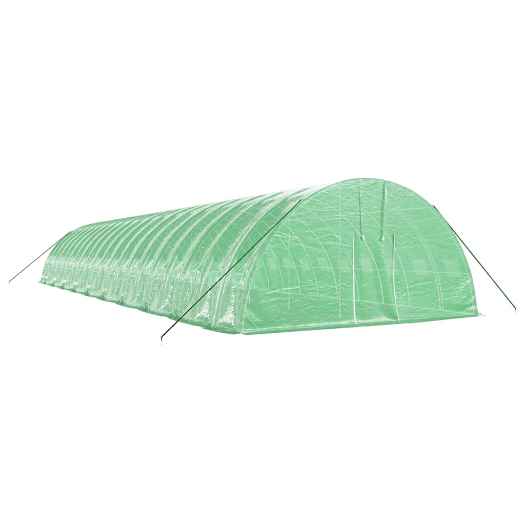 Serra con Telaio in Acciaio Verde 120 m² 20x6x2,85 m