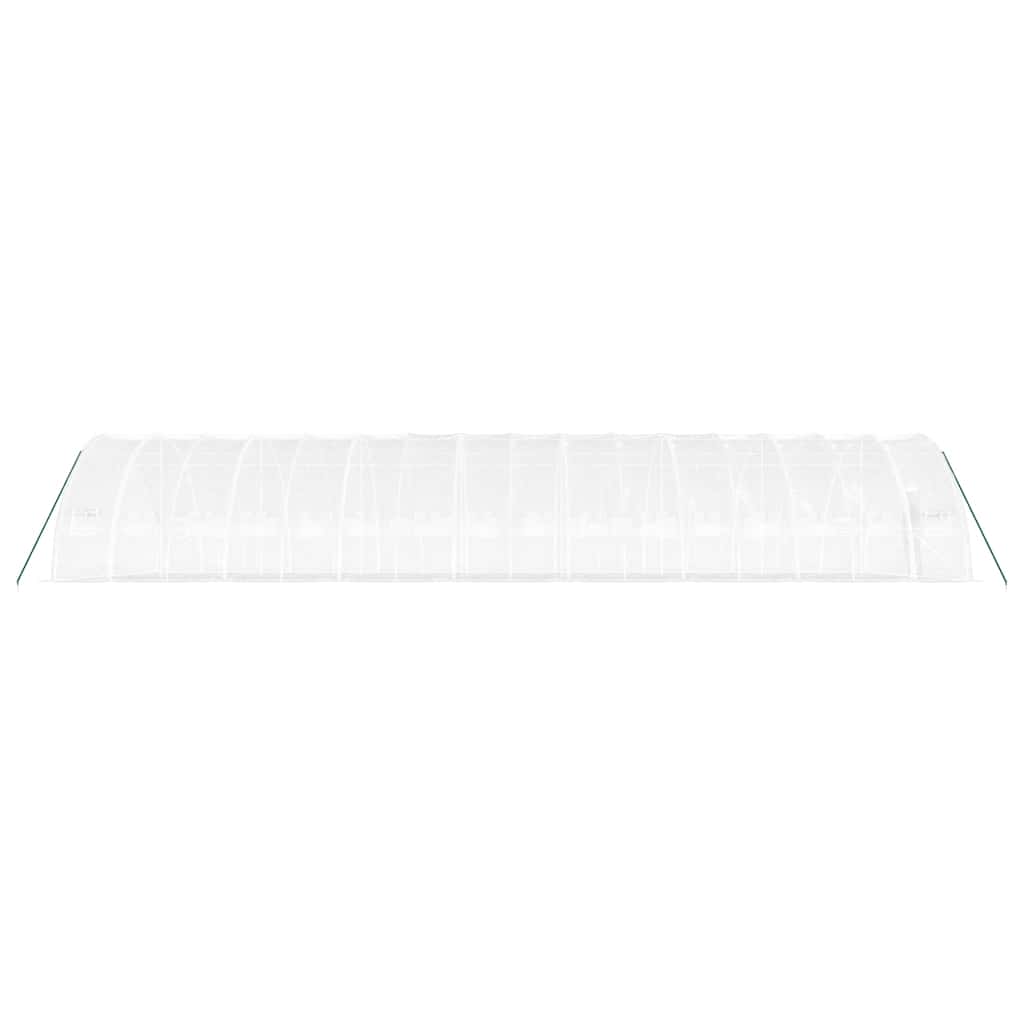 Serra con Telaio in Acciaio Bianco 96 m² 16x6x2,85 m