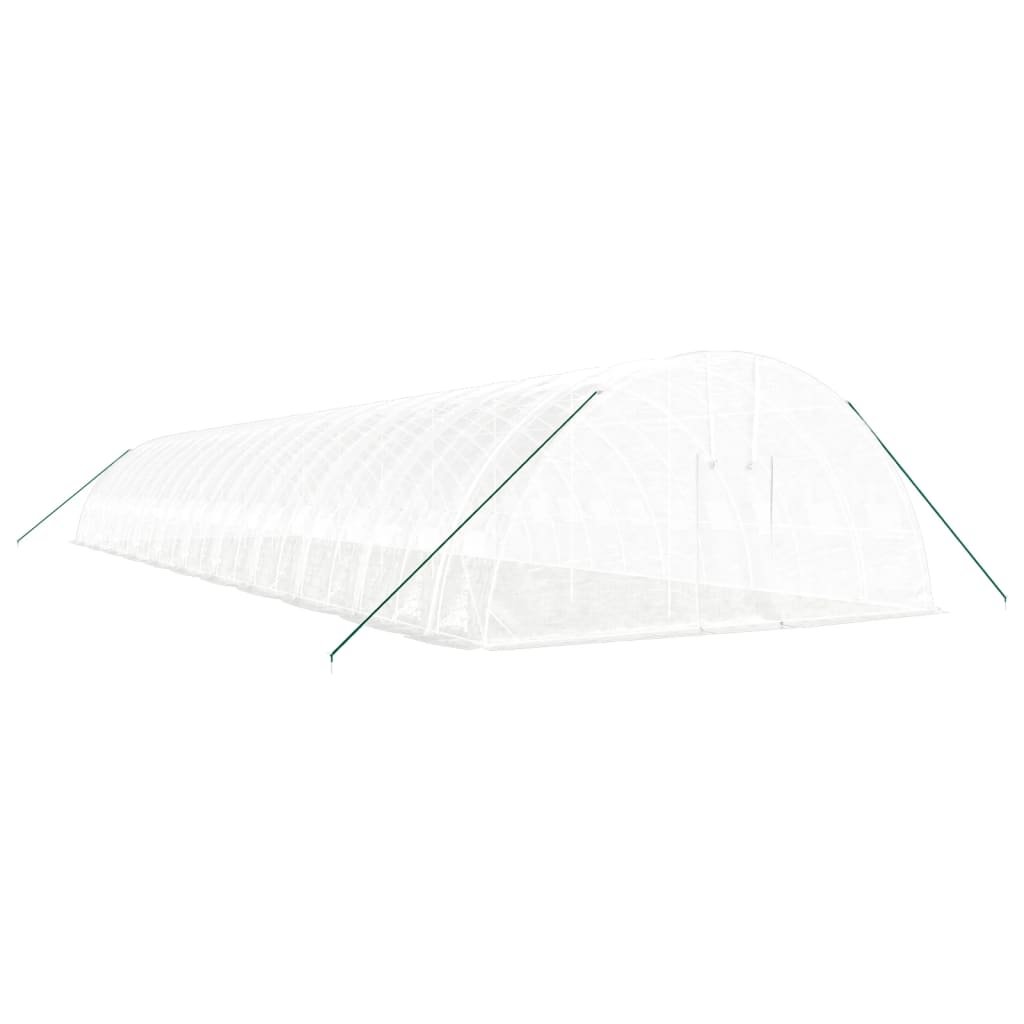 Serra con Telaio in Acciaio Bianco 132 m² 22x6x2,85 m