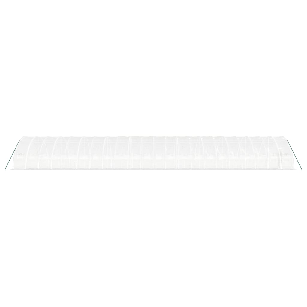 Serra con Telaio in Acciaio Bianco 132 m² 22x6x2,85 m