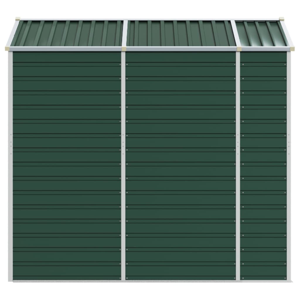 Casetta da giardino verde 191x215x198 cm in acciaio zincato