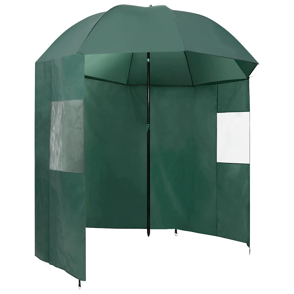 Ombrellone da Pesca Verde 220x185 cm