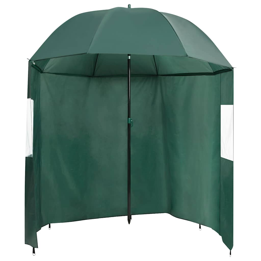 Ombrellone da Pesca Verde 220x185 cm