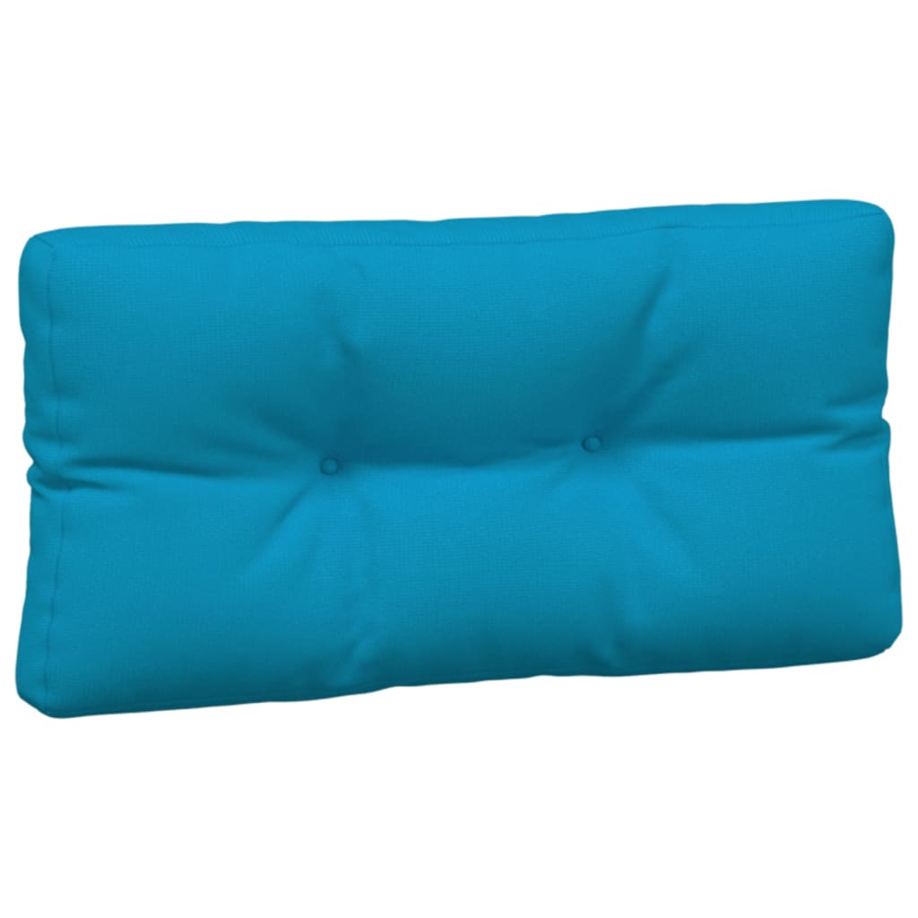 Cuscini per Pallet 7 pz Blu in Tessuto