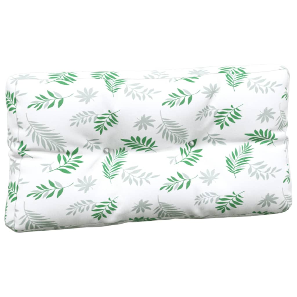Cuscini per Pallet 7 pz Motivo a Foglie Tessuto