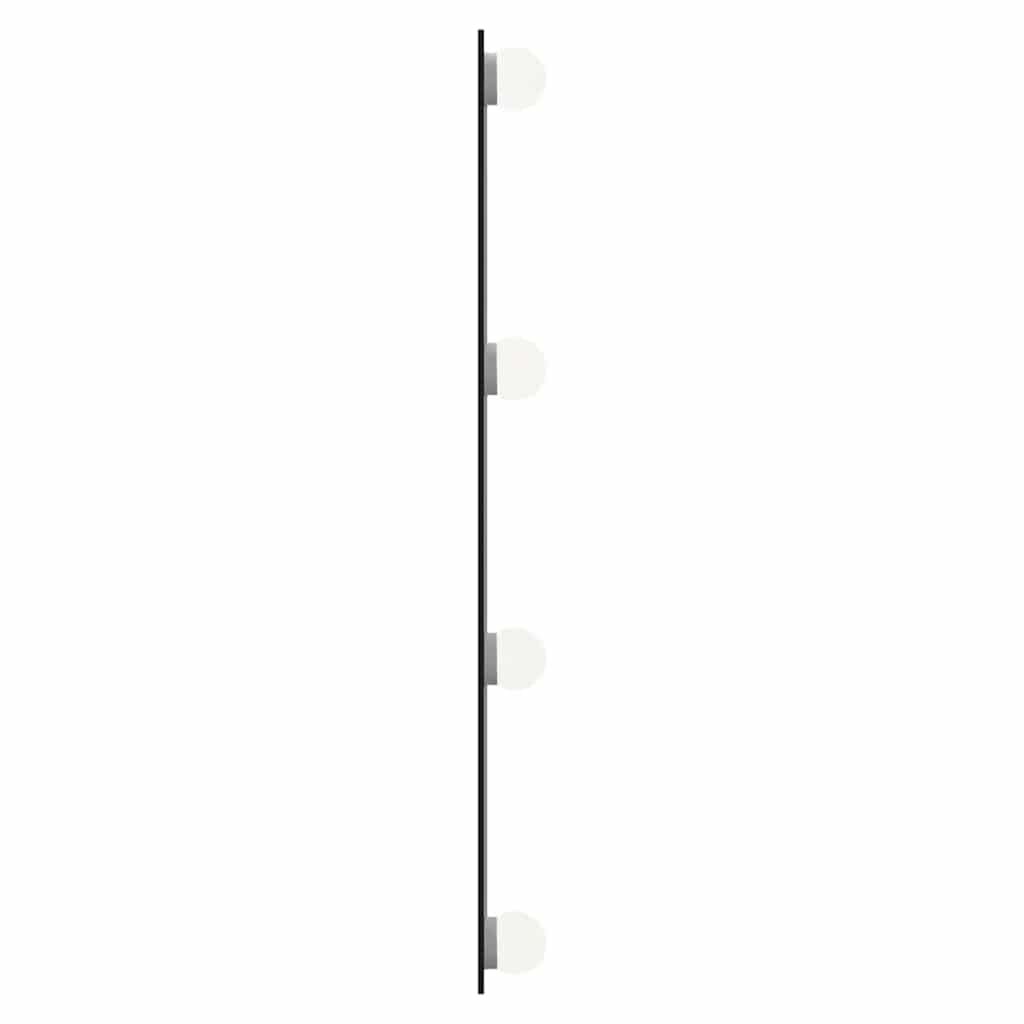 Specchio da Parete con Luci LED 30x60 cm Vetro Rettangolare