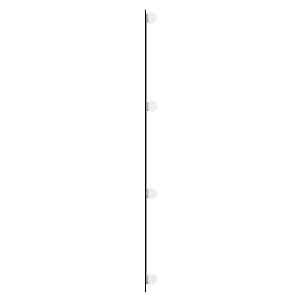 Specchio da Parete con Luci LED 30x100 cm Vetro Rettangolare