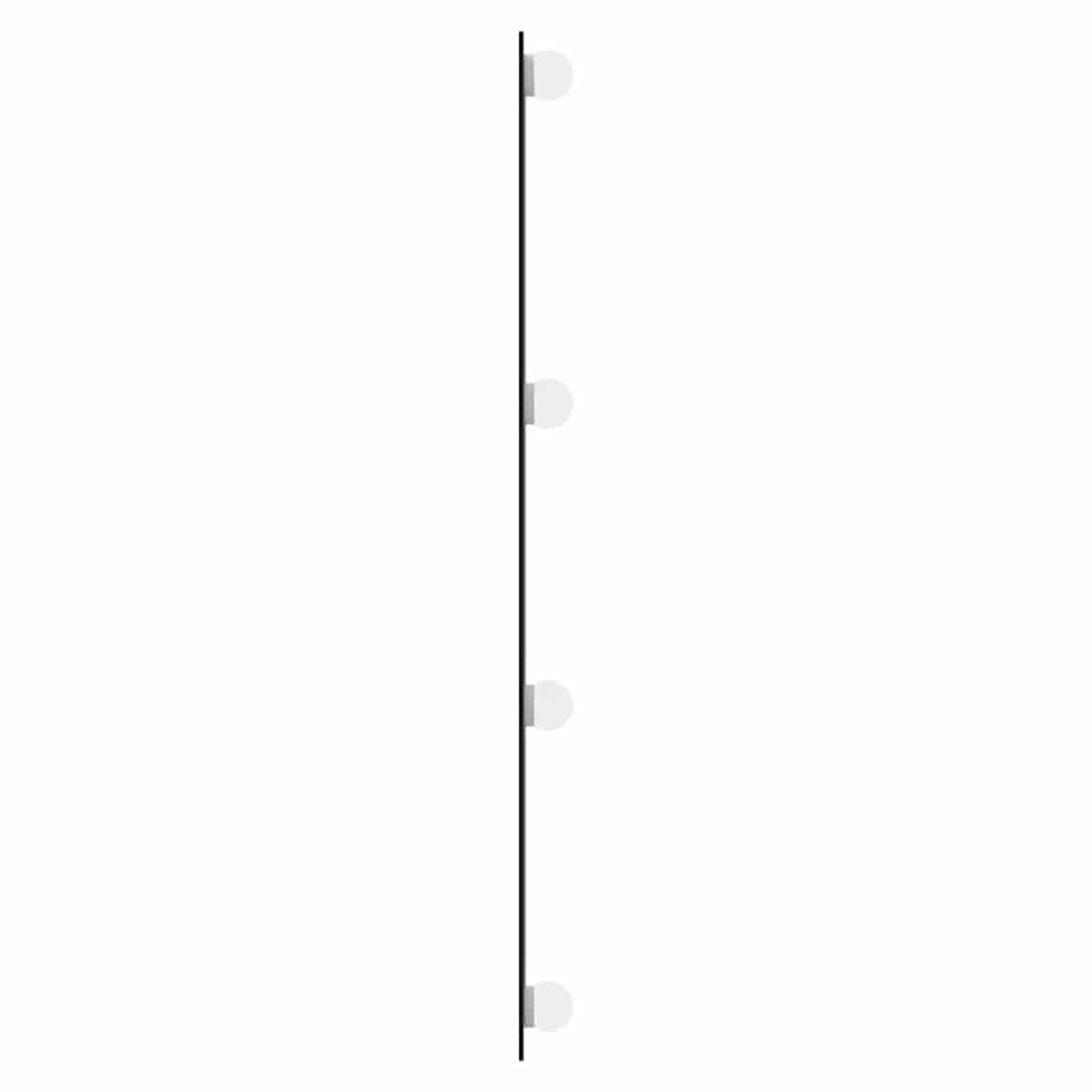 Specchio da Parete con Luci LED 40x80 cm Vetro Rettangolare