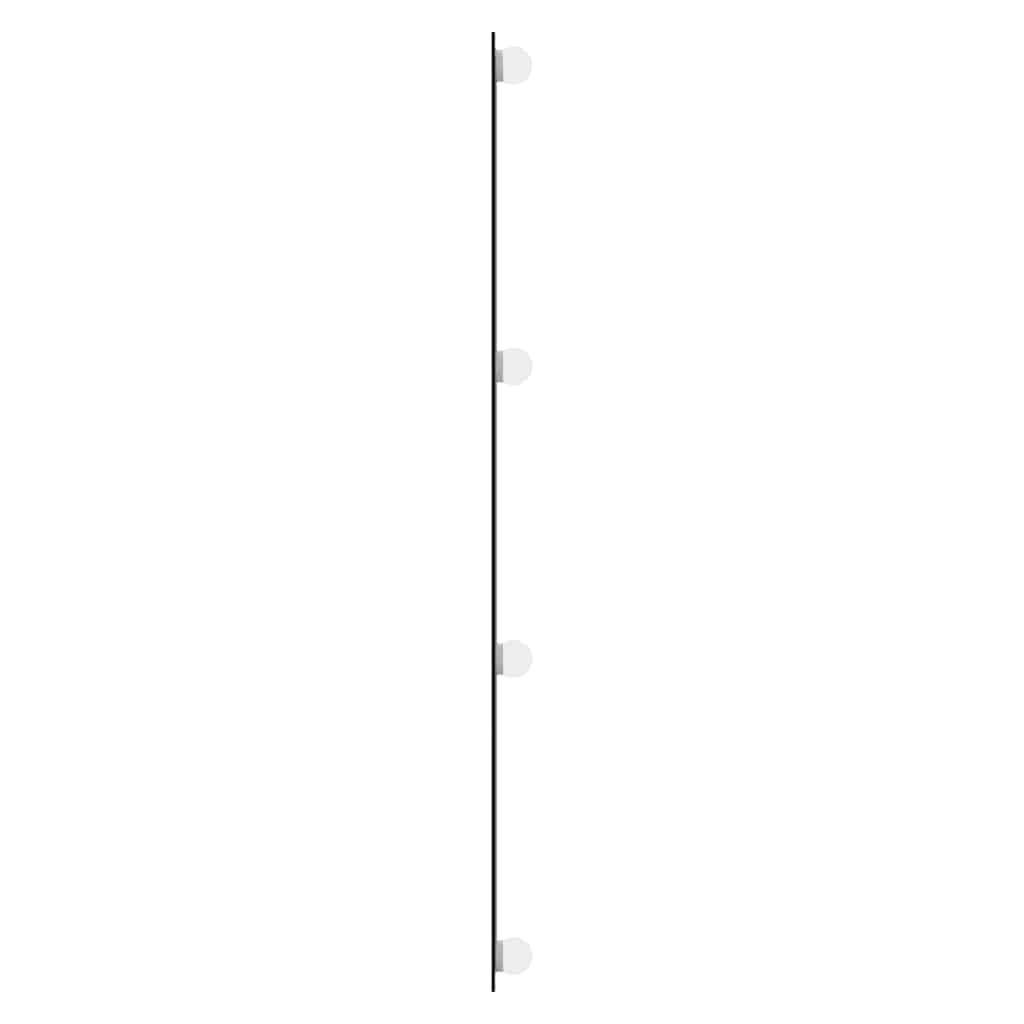 Specchio da Parete con Luci LED 40x100 cm Vetro Rettangolare