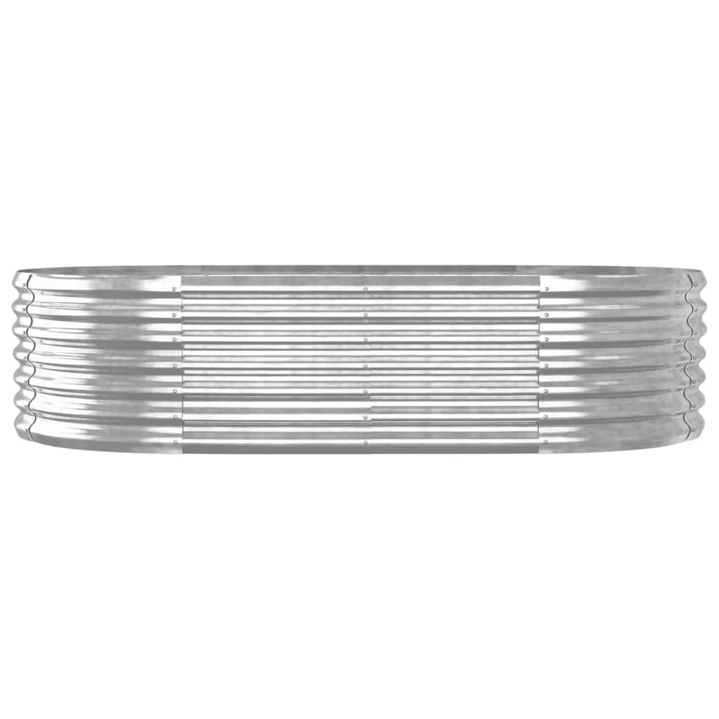 Letto Giardino Acciaio Zincato 152x80x36cm Argento