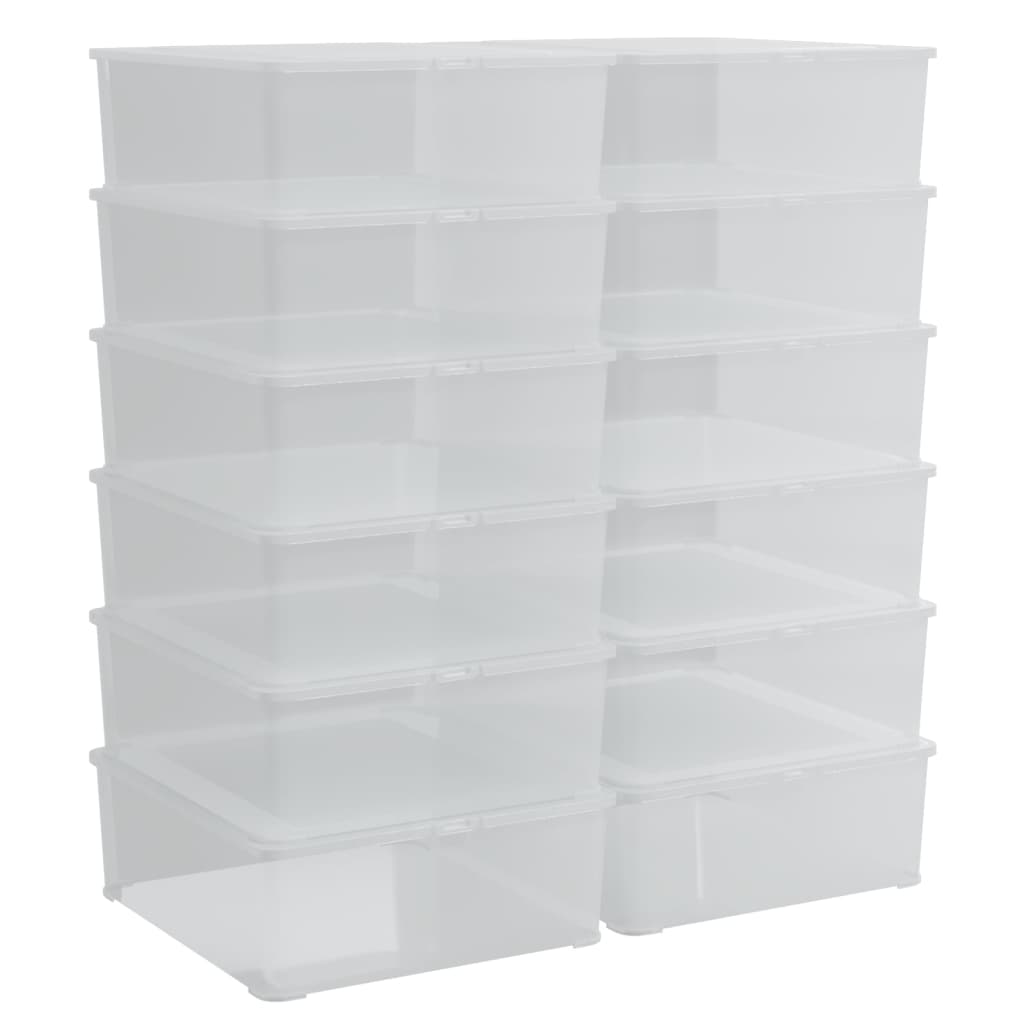 Contenitori in Plastica 12 pz 5 L Impilabili