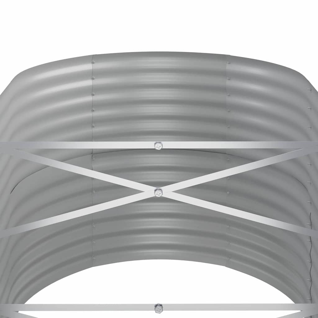 Letto Giardino Acciaio Zincato 152x80x68cm Marrone