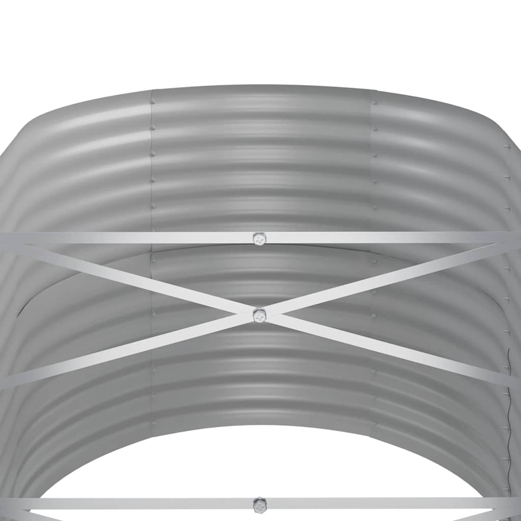 Letto da Giardino in Acciaio Zincato 152x80x68 cm Antracite