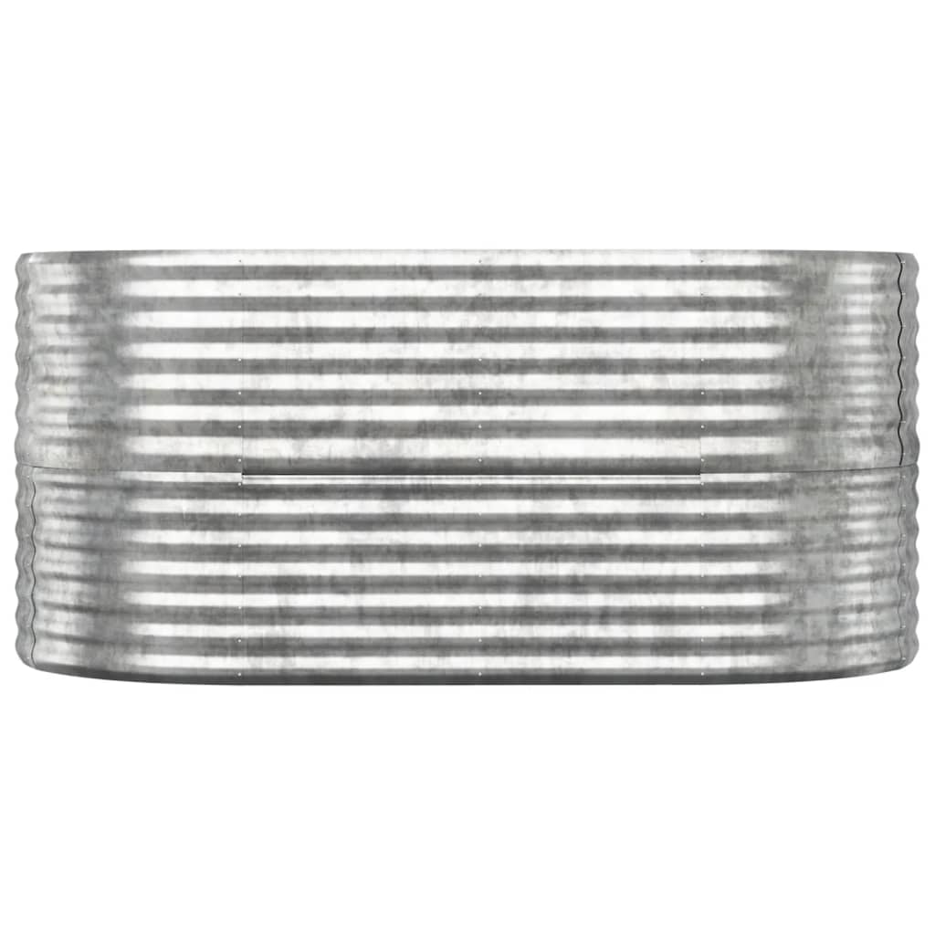 Letto Giardino Acciaio Zincato 152x80x68cm Argento