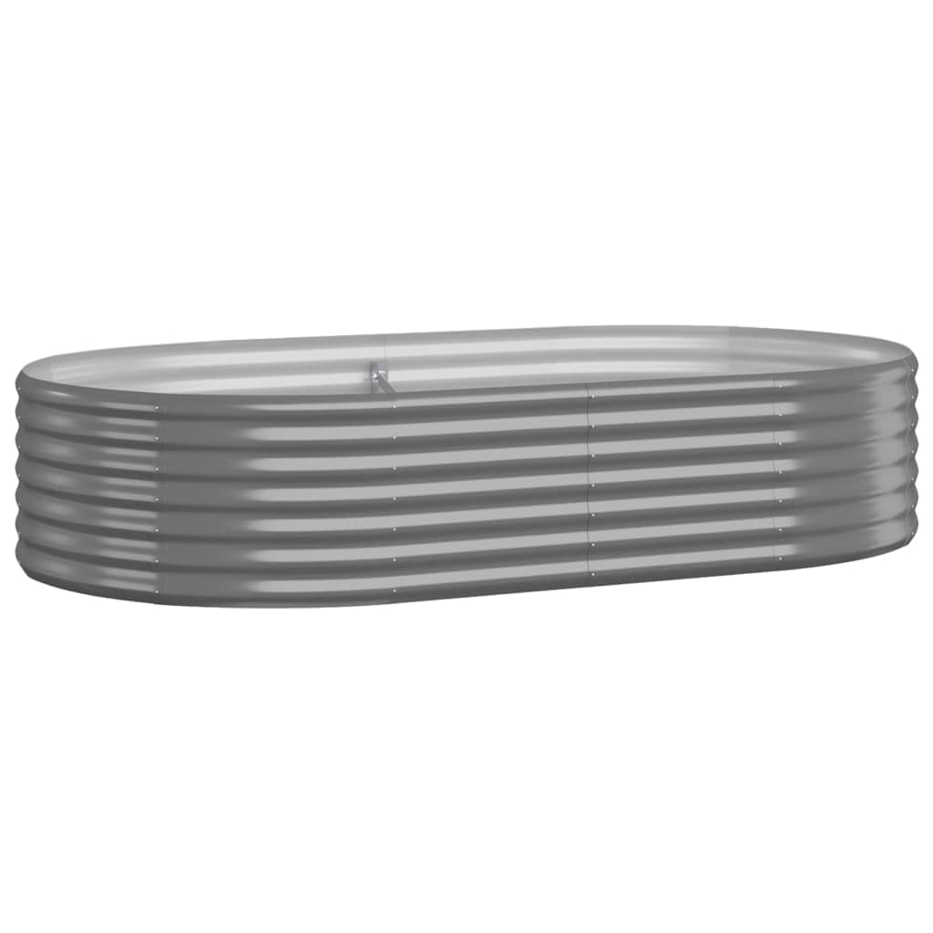 Letto Giardino Acciaio Zincato 175x100x36cm Grigio