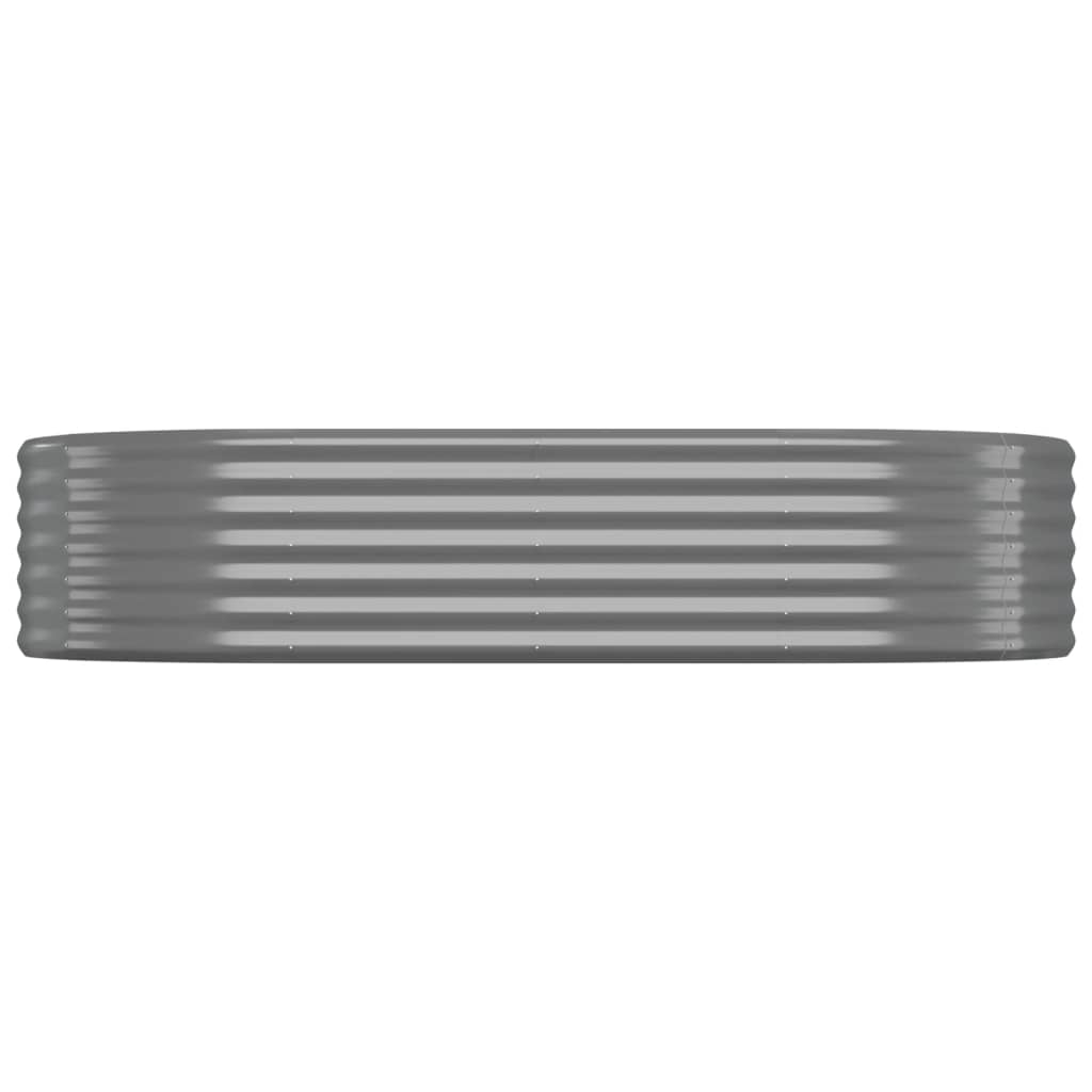 Letto Giardino Acciaio Zincato 175x100x36cm Grigio
