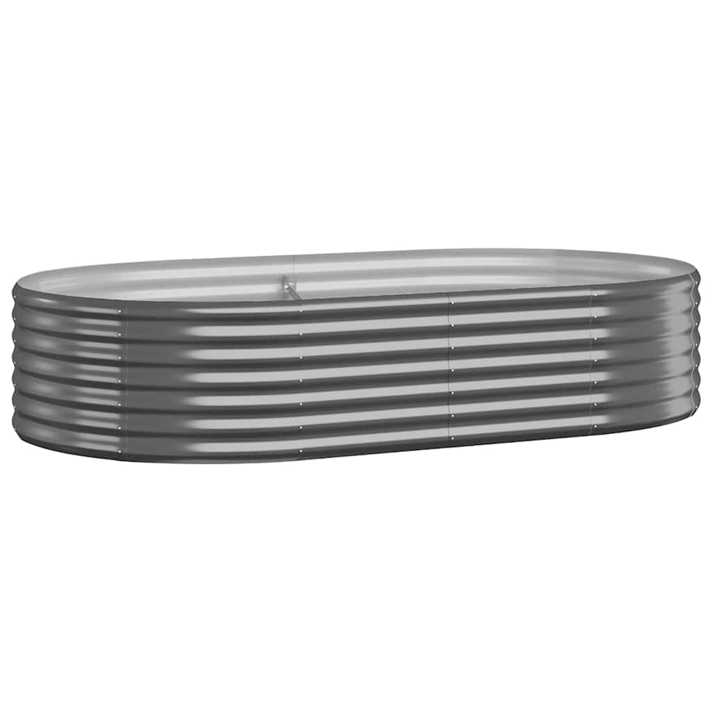 Letto da Giardino in Acciaio Zincato 175x100x36 cm Antracite