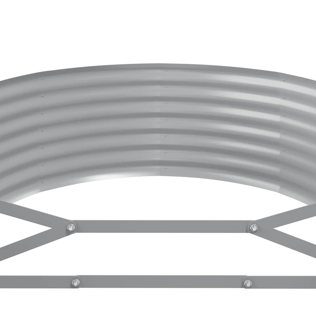 Letto da Giardino in Acciaio Zincato 175x100x36 cm Antracite