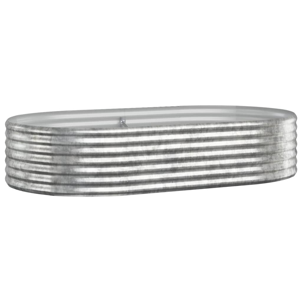 Letto Giardino Acciaio Zincato 175x100x36cm Argento