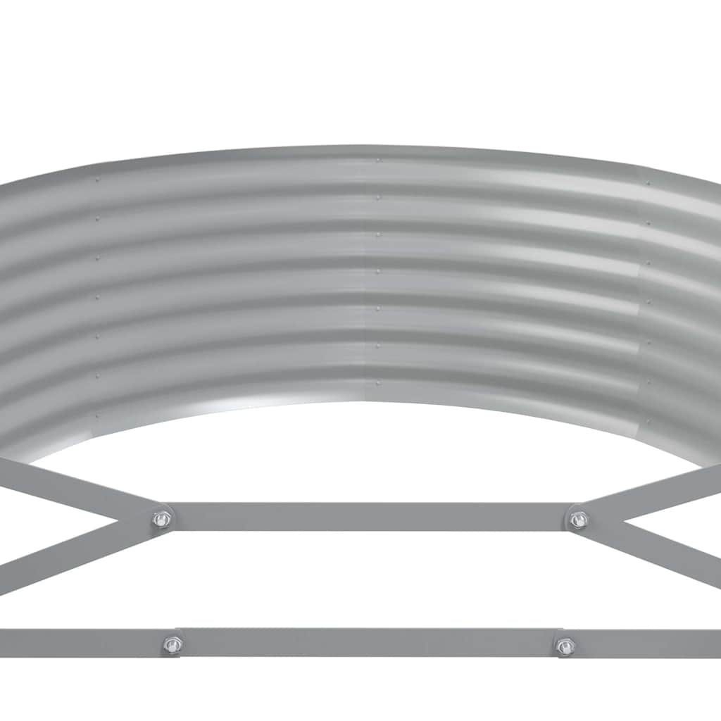 Letto da Giardino in Acciaio Zincato 396x100x36 cm Antracite