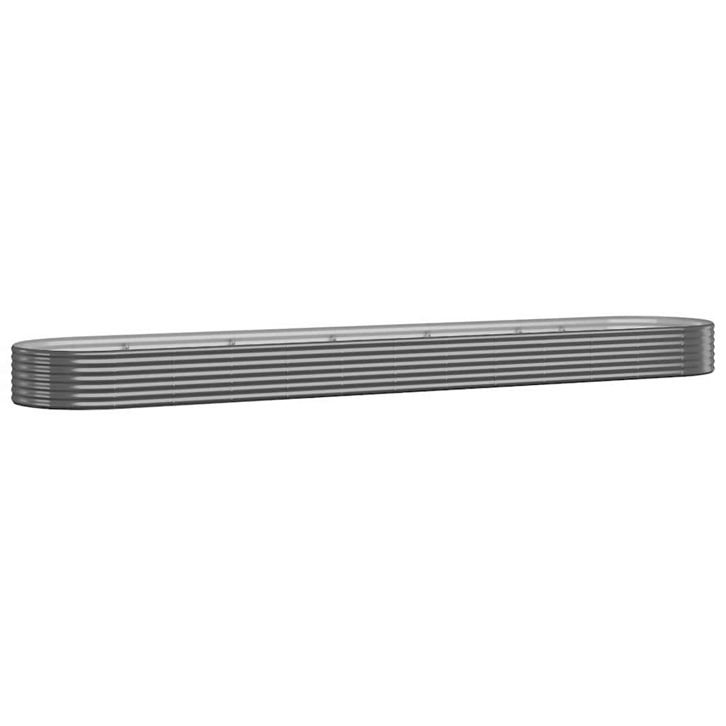 Letto da Giardino in Acciaio Zincato 507x100x36 cm Antracite