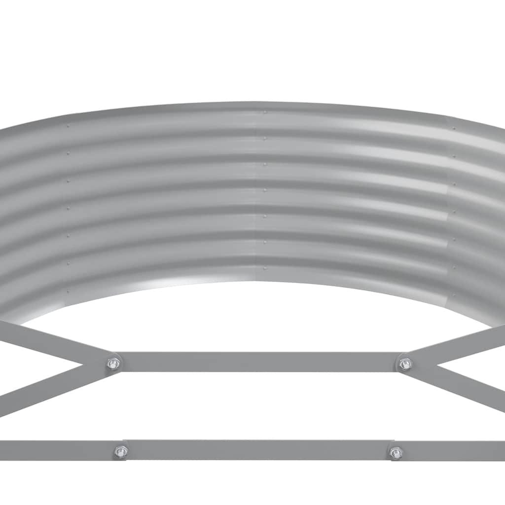 Letto da Giardino in Acciaio Zincato 507x100x36 cm Antracite