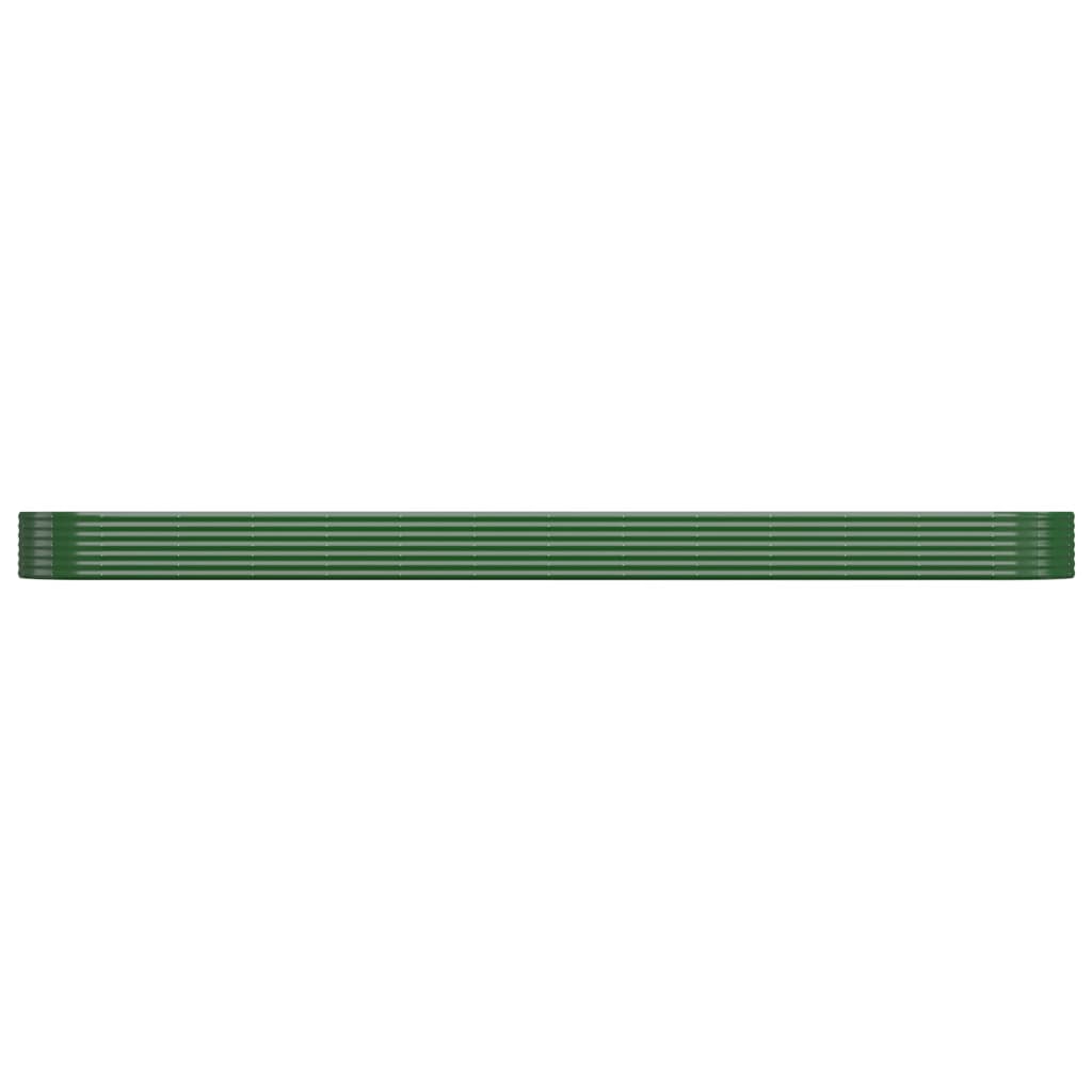 Letto Giardino Acciaio Zincato 544x100x36 cm Verde