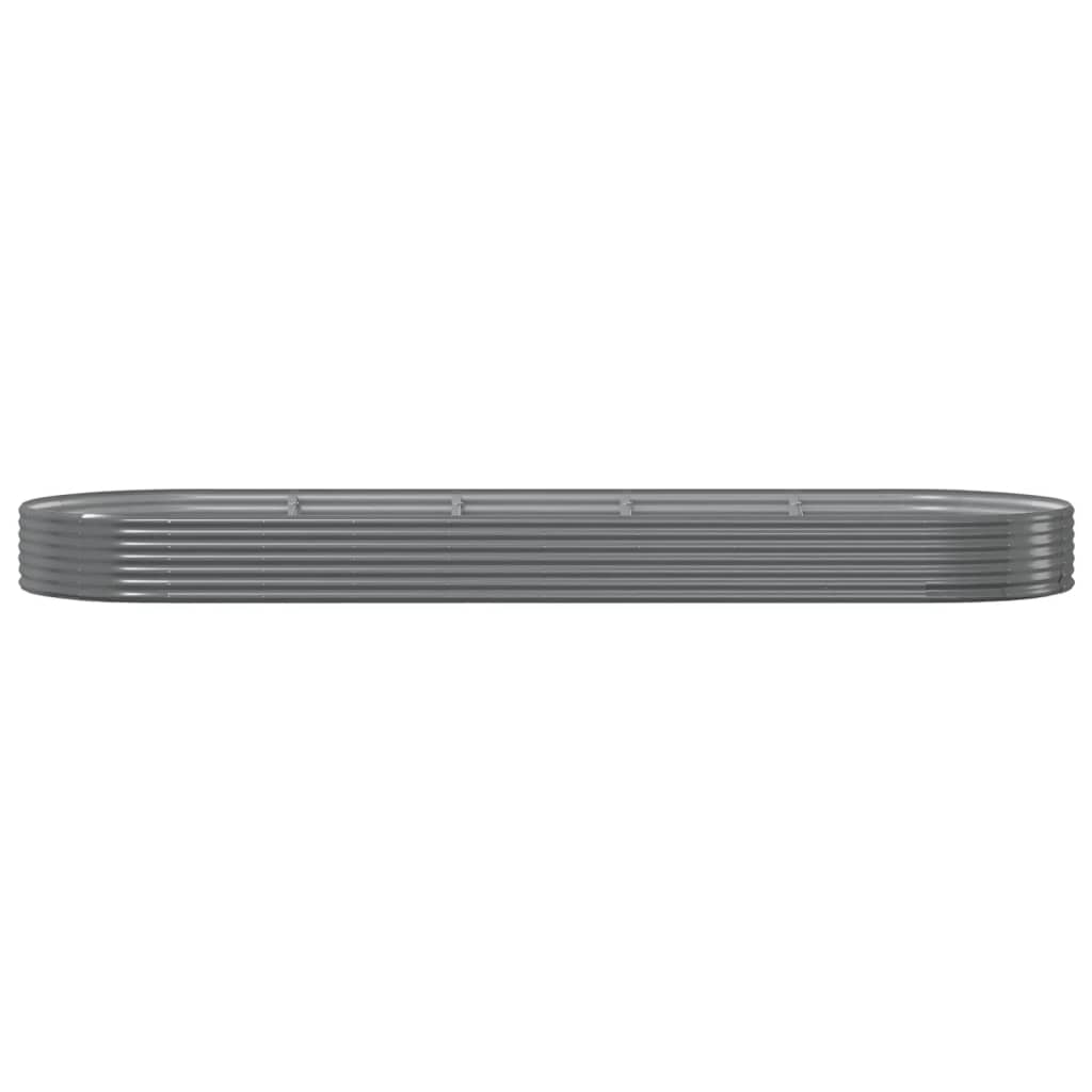 Letto Giardino Acciaio Zincato 450x140x36cm Grigio