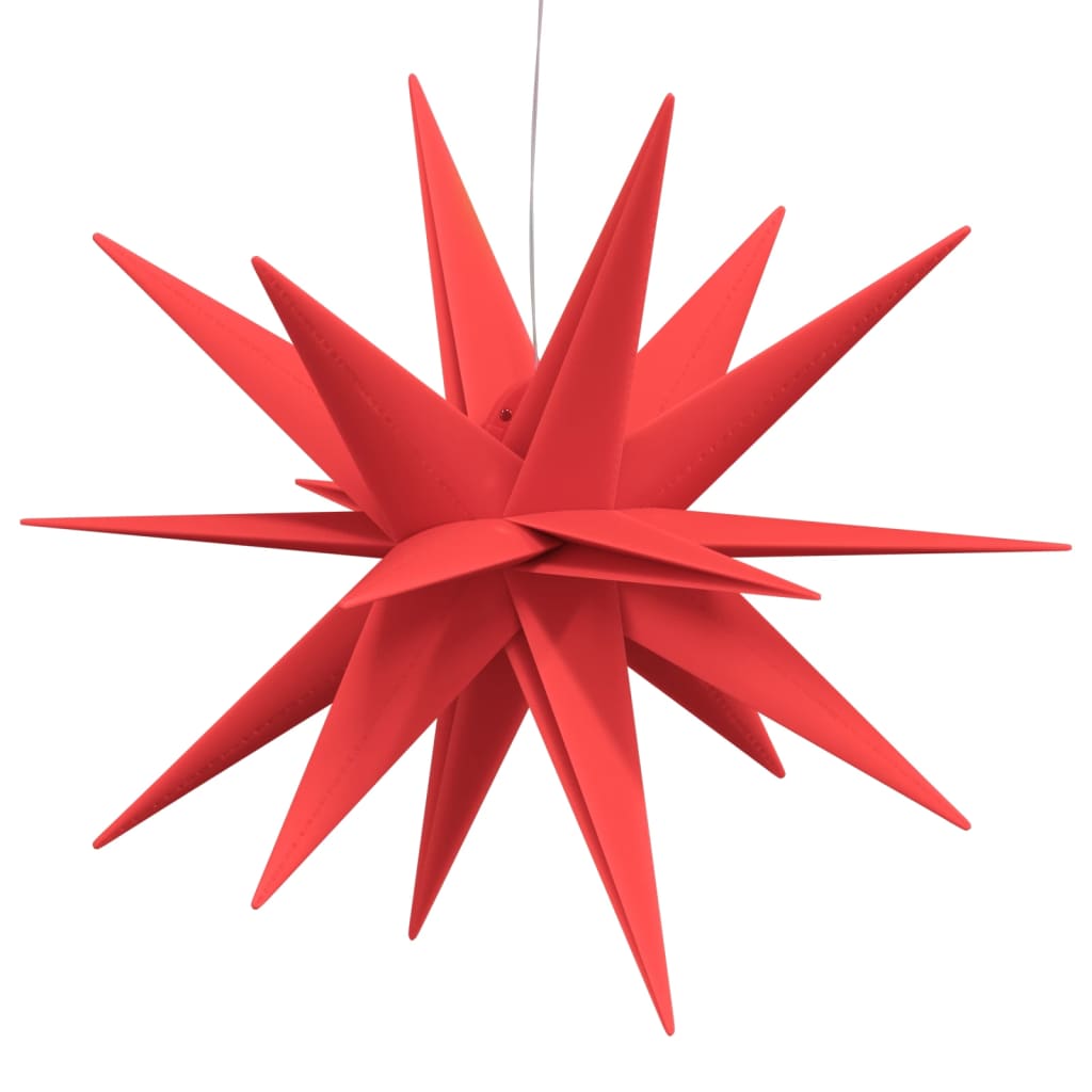 Luci di Natale con LED 3 pz Pieghevoli Rosse 43 cm